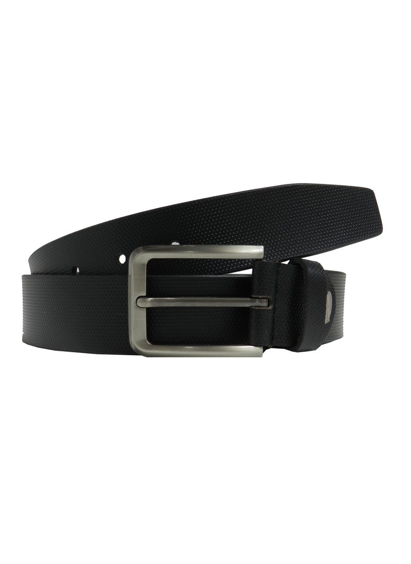 LAVERI LEATHER GENUINE LEATHER 35MM FORMAL AND CASUAL BLACK BELT FOR MENS  - Image 1