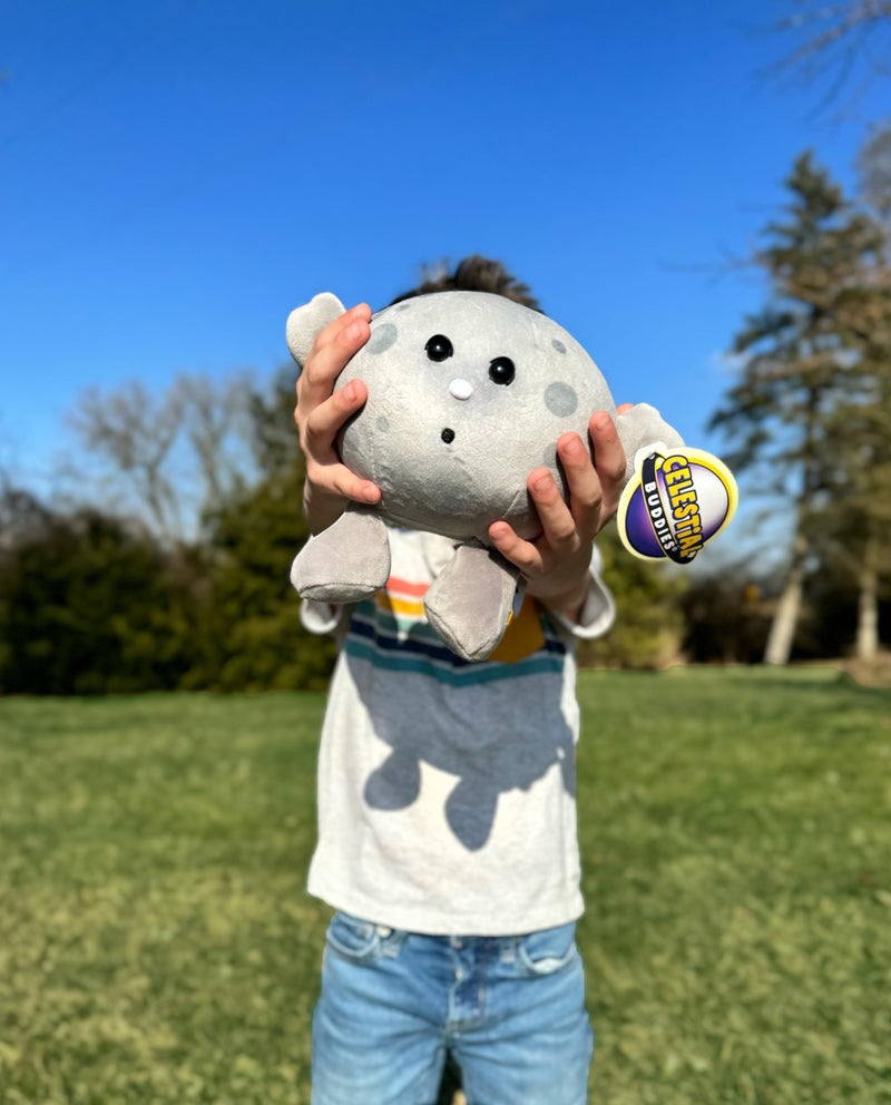 Celestial Buddies Moon Buddy Learning Science Astronomy Space Solar System Educational Plush Stuffed Planet Toy - 8.5 Inches - Image 3