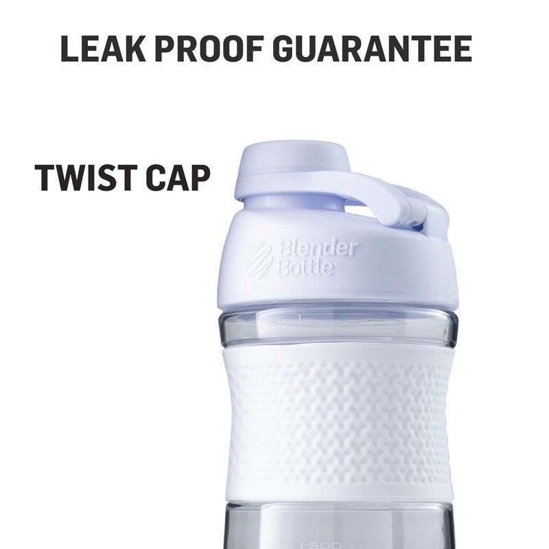 BlenderBottle SportMixer Shaker Bottle Perfect for Protein Shakes and Pre Workout, 28-Ounce, Rose - Image 4