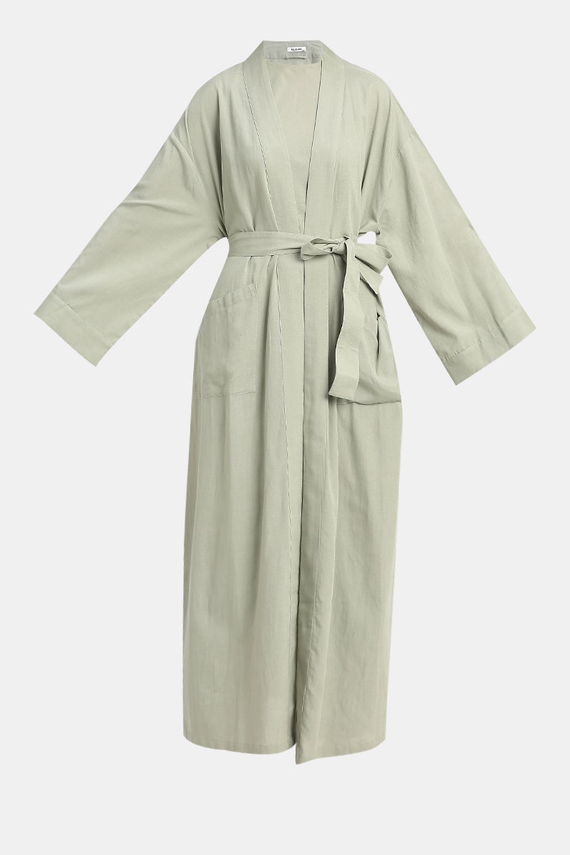 بلو إيج عباية خارجية عرقية - Image 4