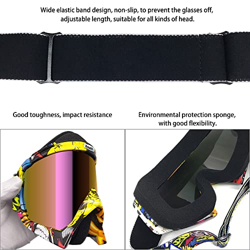 ZDATT Motocross Goggles Adult Dirtbike ATV Motorcycle Gafas UV Protection Motorbike Ski Snowboard Goggles - Image 5