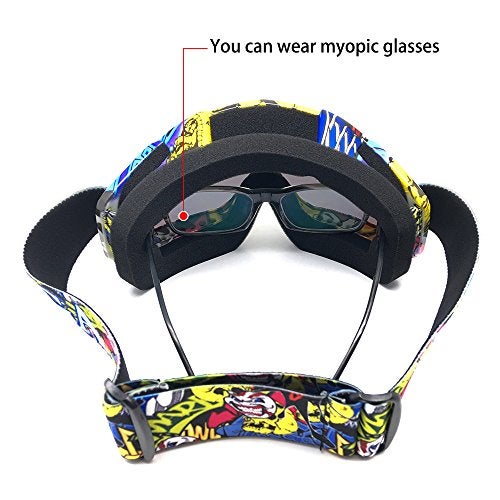 ZDATT Motocross Goggles Adult Dirtbike ATV Motorcycle Gafas UV Protection Motorbike Ski Snowboard Goggles - Image 4
