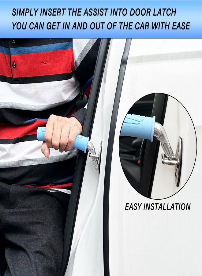 EILITWAY Portable Car Door Handle Assist - 2 Pack Vehicle Support Handle, Easy Sit to Stand Assistance for Seniors and Handicapped, Supports Up to 450 Pounds - Image 3