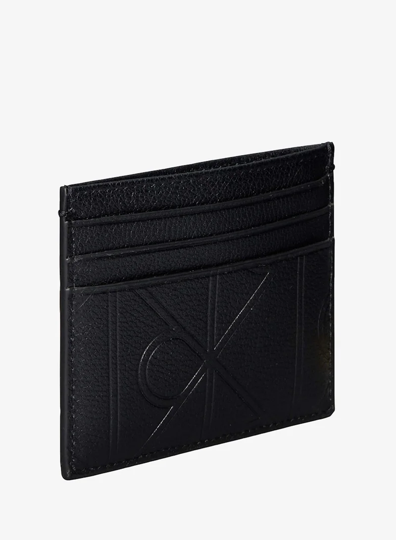 CALVIN KLEIN Full-Grain Leather RFID Zip Cardholder
