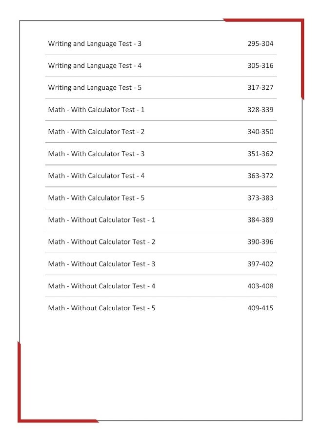 SAT: Scholastic Assessment Test 2023 (English Edition) - 20 Sectional Tests and 5 Full Length Mock Tests (1500 Solved Questions) with Free Access to Online Tests  - Image 4