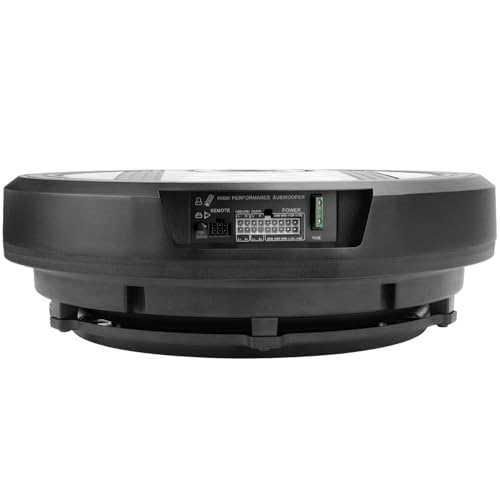 WDiYA 12" Active Spare Tire Subwoofer - 1600W Power, Plug & Play Car Subwoofer with Remote Control | Specifically Designed for Spare Tire Well | Deep Bass Car Amplifier Audio System, Easy Installation - Image 5