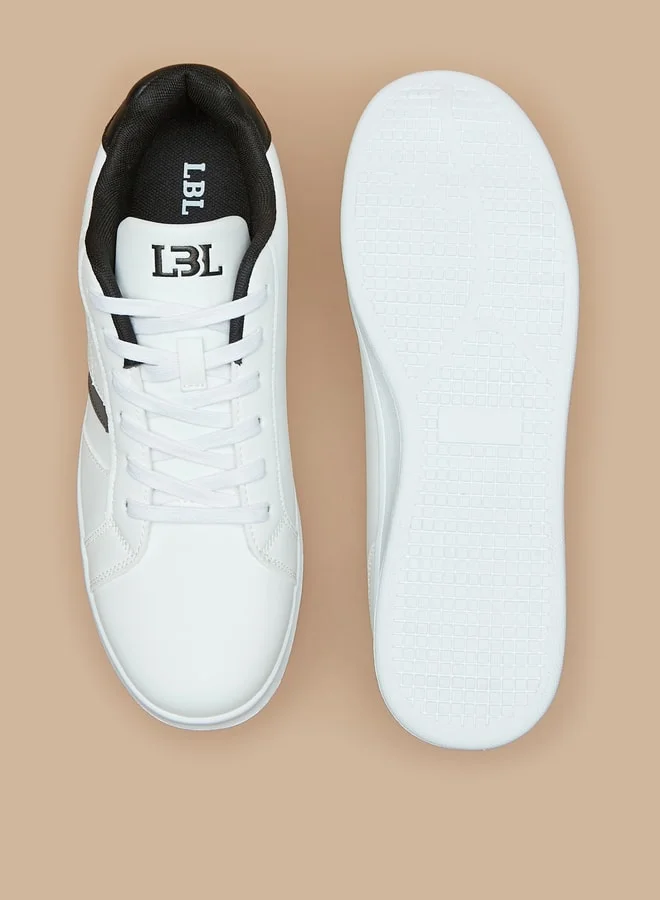 LBL by Shoexpress Men's Panelled Sneakers with Lace-Up Closure