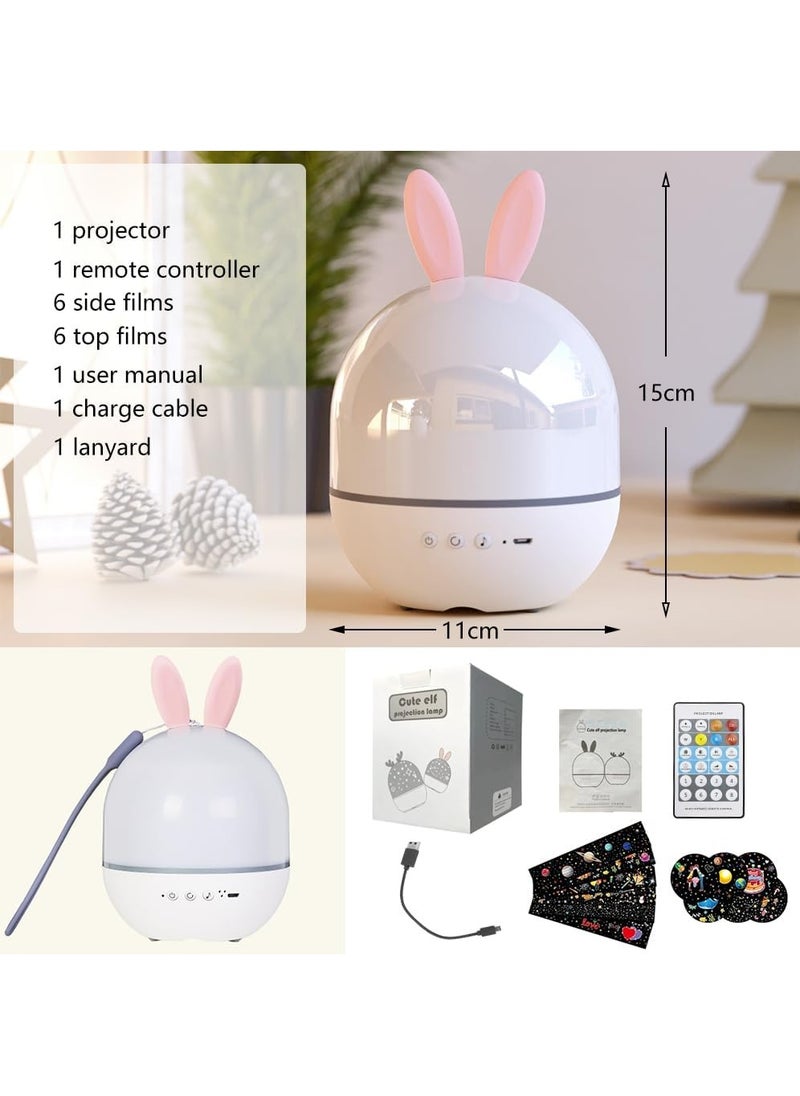 Generic - Star Projector Night Light with Timer and Remote Control for Boys Girls Gift, 360°Rotatable USB Rechargeable Sound Machine Starry Projector Light LED Star Lamp Gift for Baby Kids Children Teen Adultv - Image 1