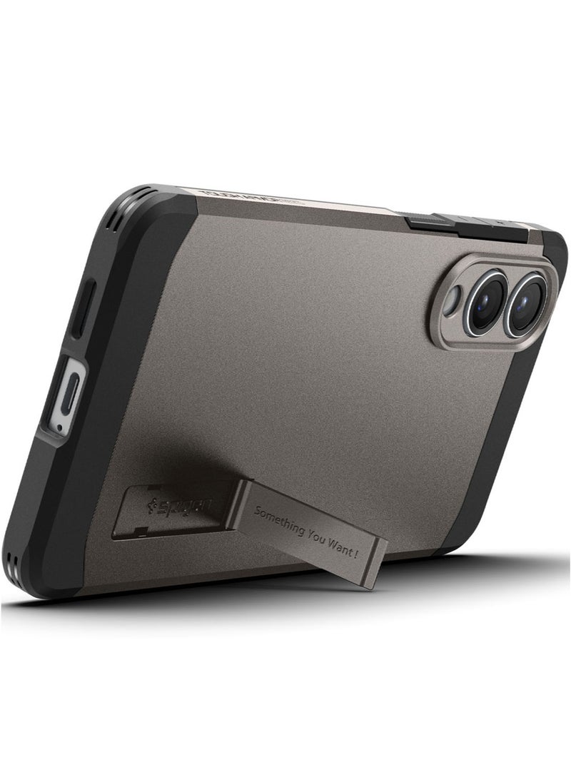 Tough Armor MagFit AI for Samsung Galaxy S25 EDGE Case Cover with MagSafe (2025) - Gunmetal