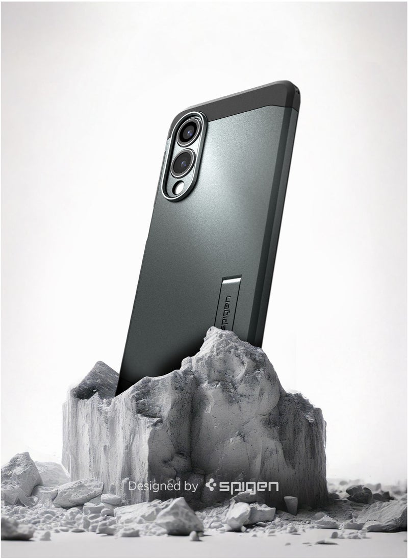 Spigen Tough Armor MagFit AI for Samsung Galaxy S25 EDGE Case Cover with MagSafe (2025) - Gunmetal  - Image 3