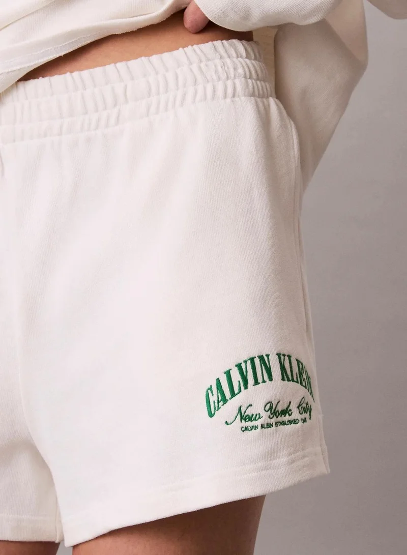 Calvin Klein Tofu Cotton Heritage Logo Pyjama Shorts for Women | Best Price UAE