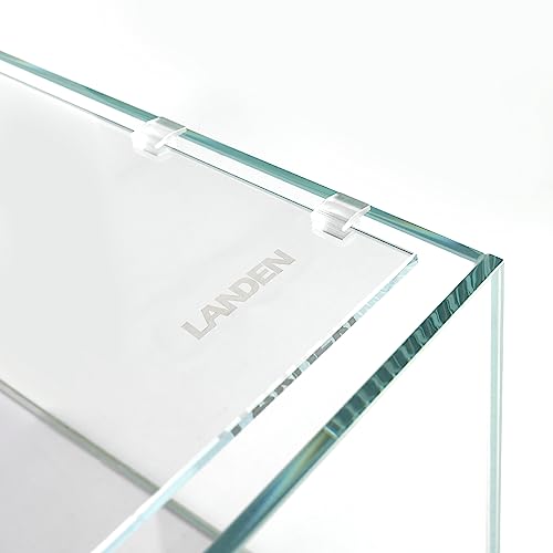 LANDEN 4mm Thick Clear Glass Aquarium Lid,Includes 4 Clips for Secure Placement, 576 x 352mm(22.68x13.86 inches) for 584-588 mm Inner Length Aquariums,Adapted to LANDEN SD604545,RF604540 - Image 5