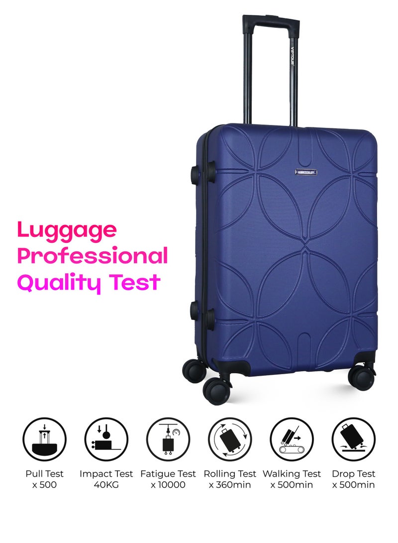 VIPTOUR Luggage Set 3Pcs ABS Trolley Bag Set With Number Lockable System - Image 4
