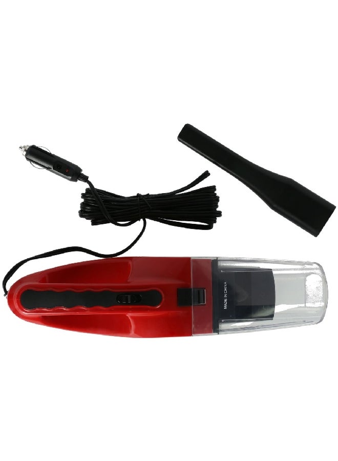 أوتو سمارت 12 فولت مكنسة كهربائية محمولة بتيار مستمر احمر و اسود 13.4 × 38.6 × 12 سم T22348 - Image 1