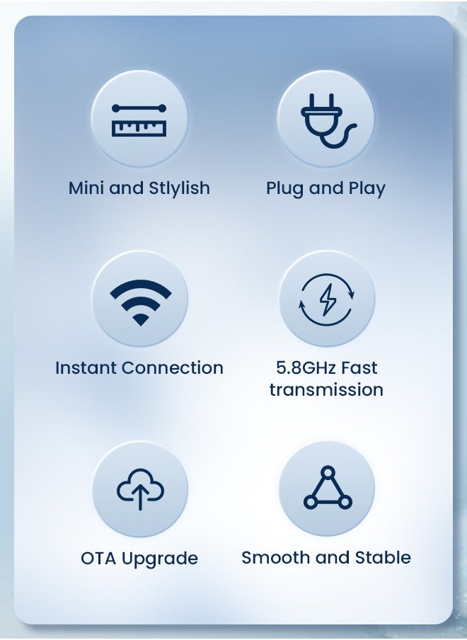 Carlinkit - Carlinkit Wired To Wireless Carplay Adapter Mini 3.0 Pro Wireless Android Auto Box USB Dongle Dual Mode for OEM Car Plug&Play FOTA Upgrade - Image 1