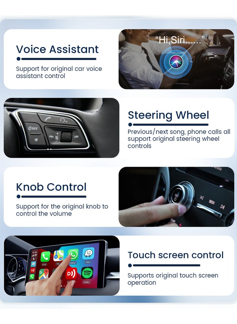 Carlinkit - Carlinkit Wired To Wireless Carplay Adapter Mini 3.0 Pro Wireless Android Auto Box USB Dongle Dual Mode for OEM Car Plug&Play FOTA Upgrade - Image 1