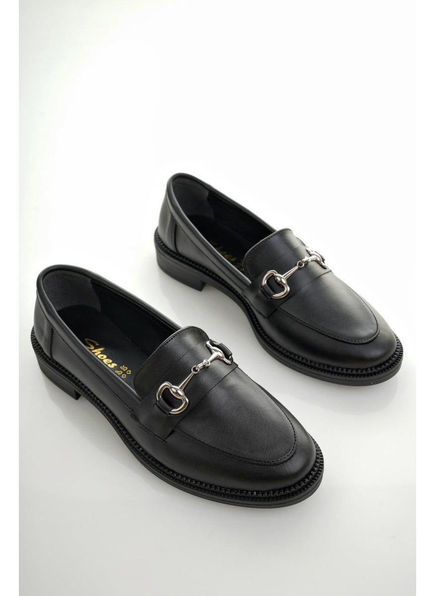 muggo Sussie Guaranteed Metal Buckle Women's Loafer Casual Shoes  - Image 3