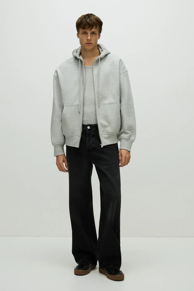 H&M Oversized Fit Zip-through hoodie