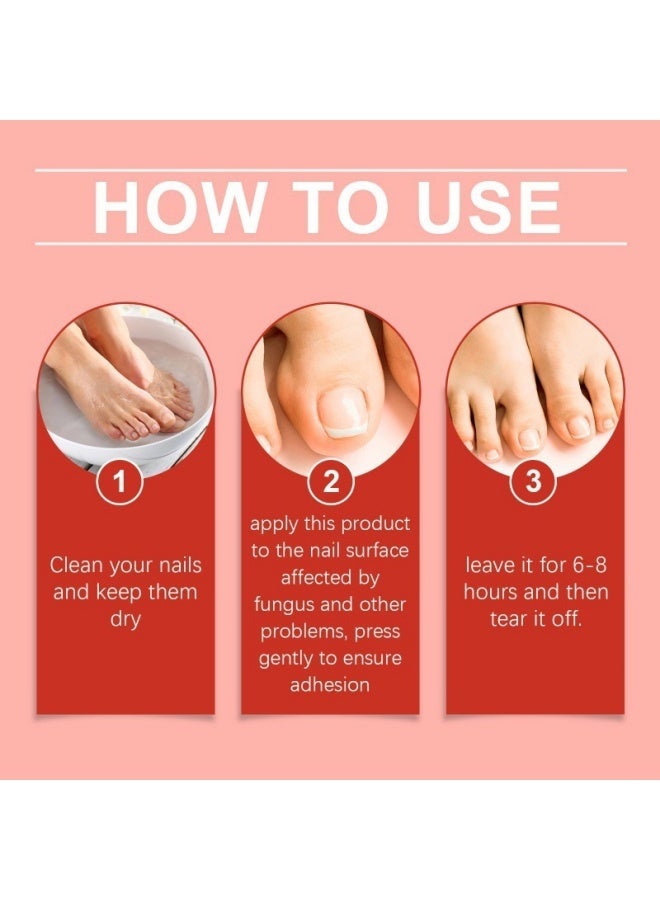 "21 pcs Fungal Nail Repair Patches – Effective Care Solution for Healthy, Strong Toenails. Easy-to-Use, Fast-Acting & Long-Lasting Results " - Image 4