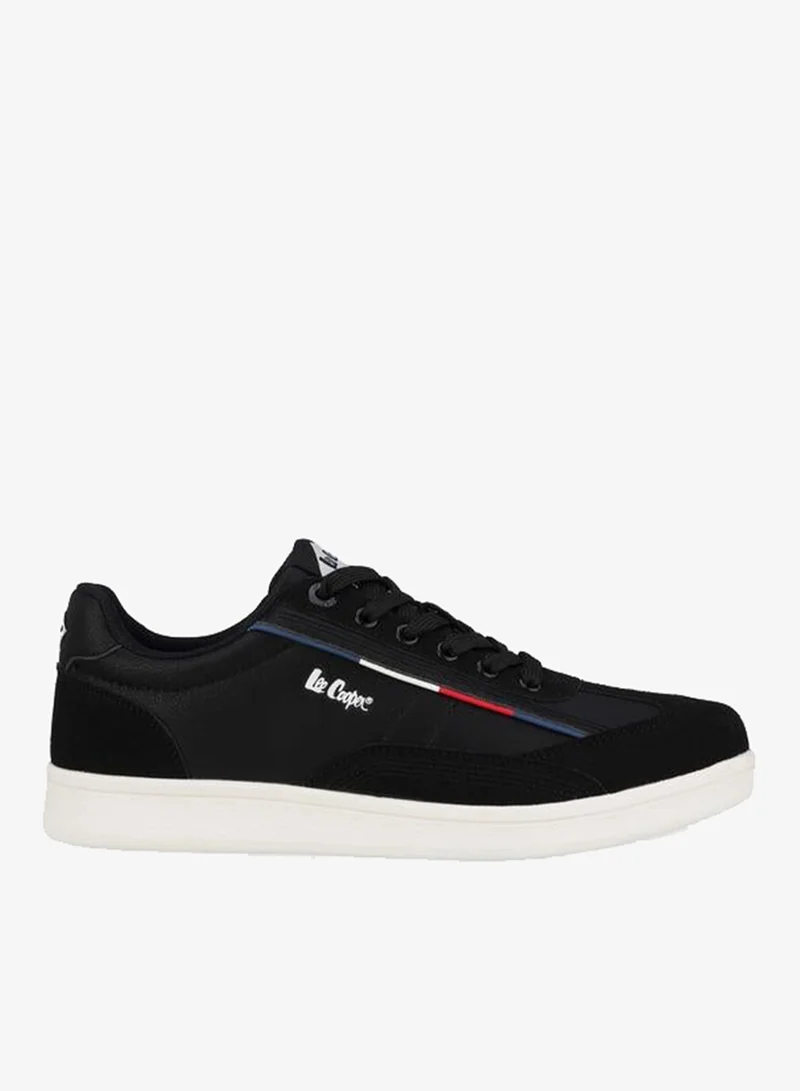 Lee Cooper BLACK Logo Print Lace-Up School Sneakers for Women | Best Price UAE