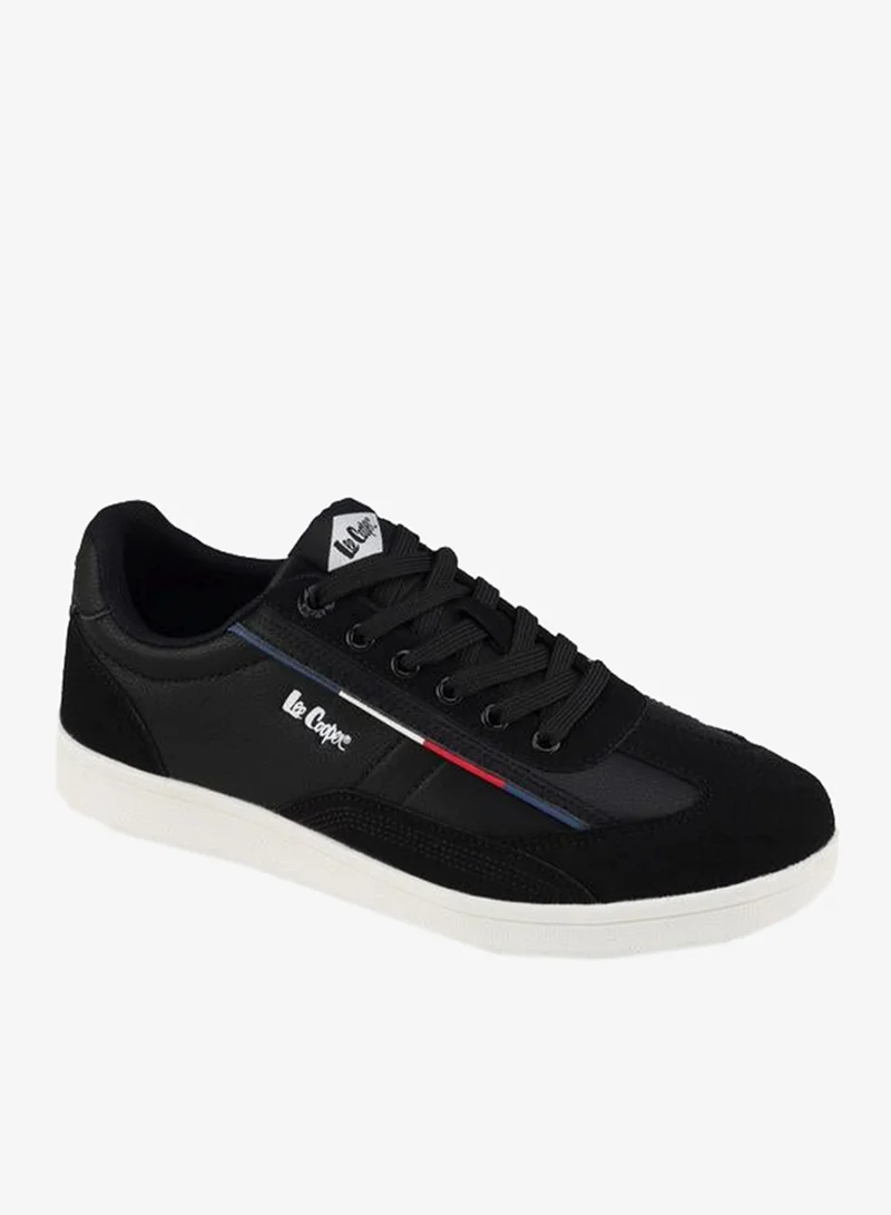 Lee Cooper BLACK Logo Print Lace-Up School Sneakers for Women | Best Price UAE