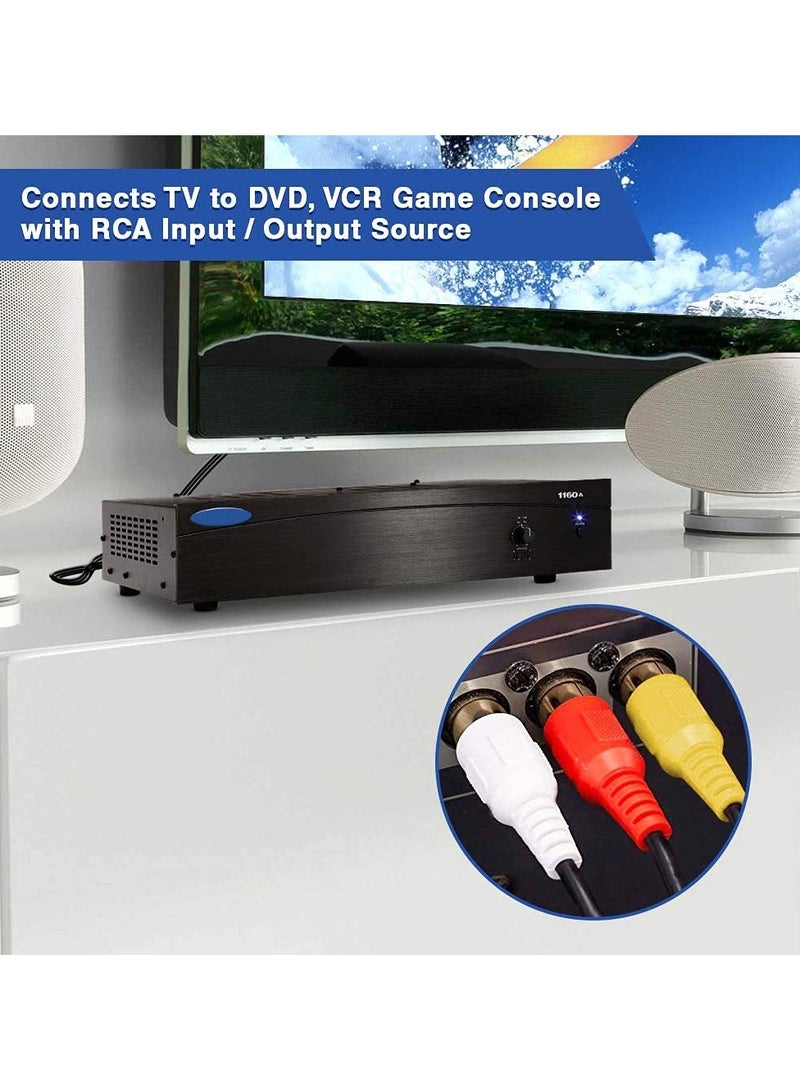 High-Quality 3x3 RCA Cable for TV – Clear Audio & Video – Compatible with AV/DVD/VCR/TV Systems