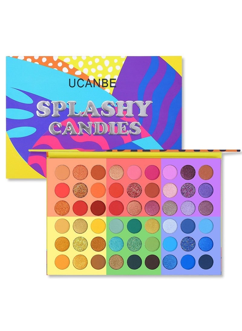 لوحة ظلال العيون UCANBE Splashy Candies المكونة من 54 لونًا لمكياج مستوحى من الحلوى النابضة بالحياة - pzsku/Z4C89366008F17C9985D9Z/45/_/1723645493/985b9b3f-77e5-4818-b7ce-991d18d6c141