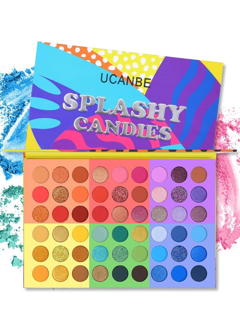 لوحة ظلال العيون UCANBE Splashy Candies المكونة من 54 لونًا لمكياج مستوحى من الحلوى النابضة بالحياة - pzsku/Z4C89366008F17C9985D9Z/45/_/1723645567/e963834c-3363-495e-b6f0-049c630ecc61