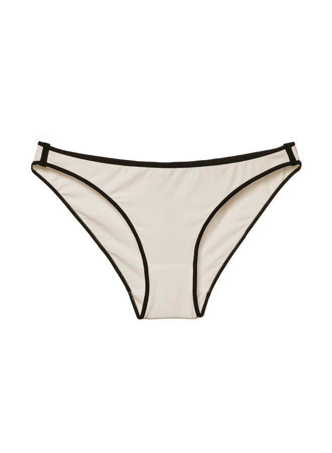 Cotton Half Hip Women's Low Waist Underwear Simple Breathable Girl's Bikini High Elastic Briefs