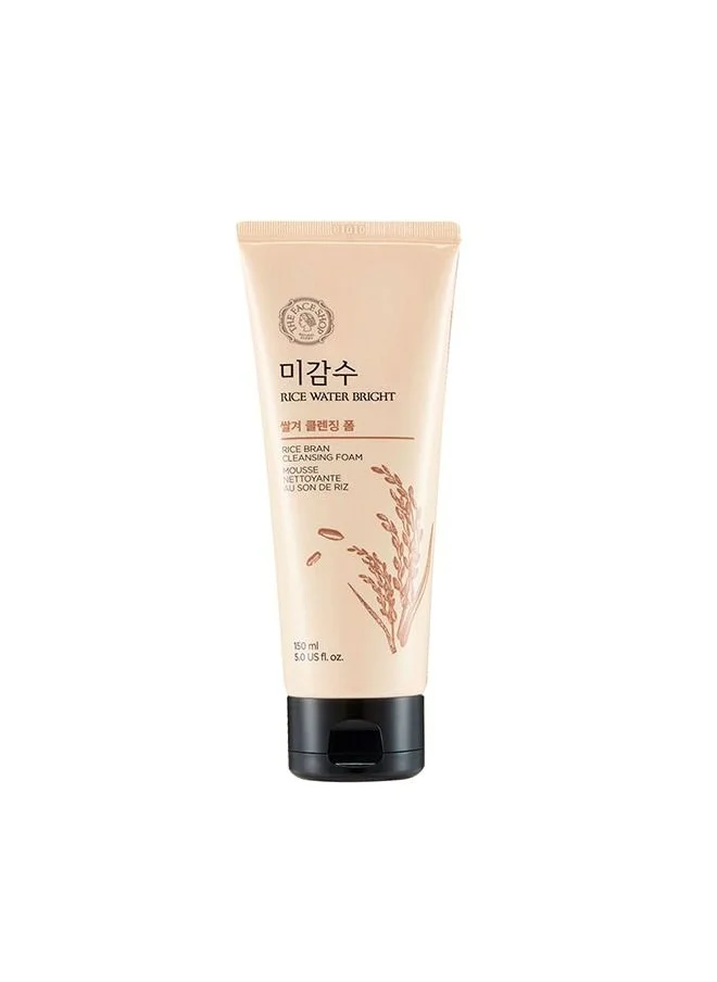 THE FACE SHOP Rice Water Bright Rice Bran Foaming Cleanser