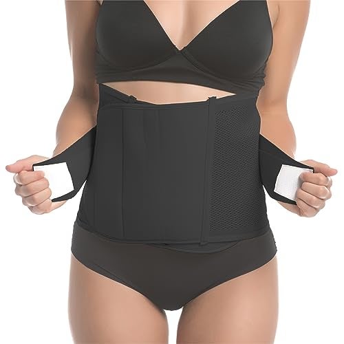 UpSpring Faja postpartum belly band, after baby shapewear wrap, large/xl, black, (Pack of 1) - Image 1