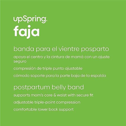 UpSpring Faja postpartum belly band, after baby shapewear wrap, large/xl, black, (Pack of 1) - Image 3