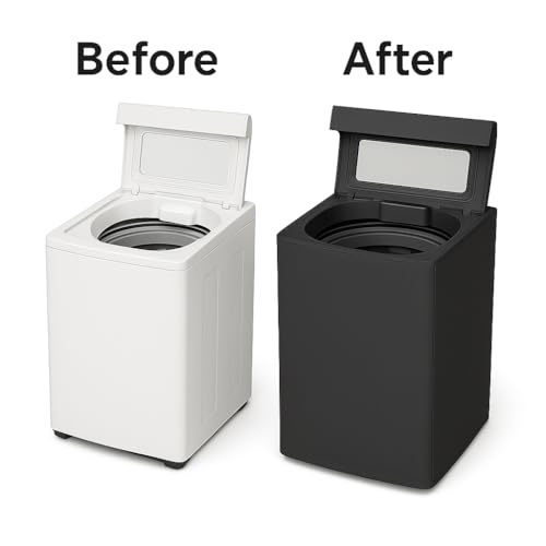 URBAN SELECT Top Load Washing Machine Cover for 10 kg Models | Waterproof & Dustproof Polyester Protector with Top Zip & Back Holes | Compatible with Samsung, IFB, LG, Whirlpool, Bosch, Haier, Siemens & More |1 PC - Image 5