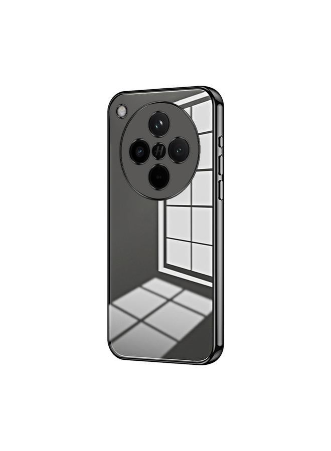 S-TOP Case For OPPO Find X8 Transparent Plating Fine Hole Phone Case - Image 1