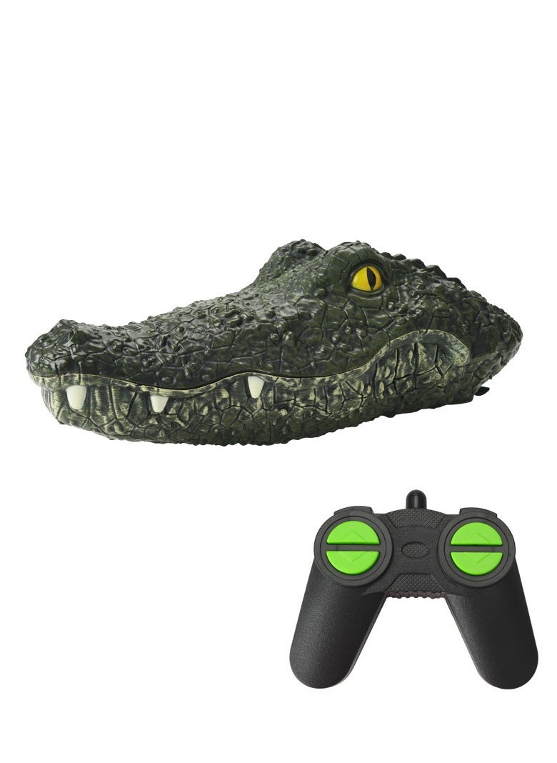 JJRC Children's Electric Remote Control Crocodile Remote Control Boat Simulation Floating On Water Parody Toy  - Image 1