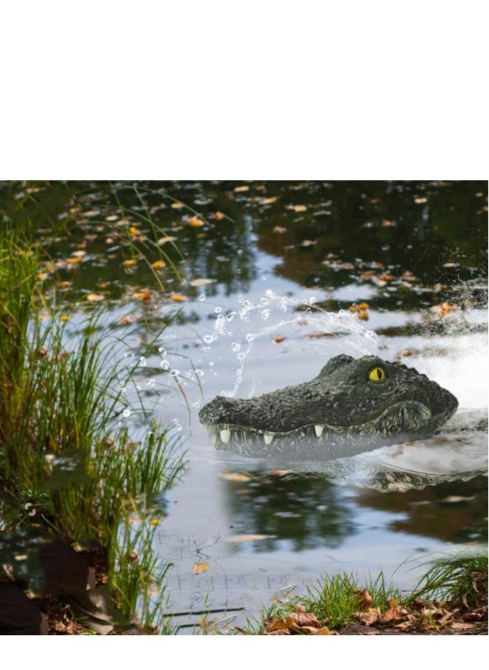 JJRC Children's Electric Remote Control Crocodile Remote Control Boat Simulation Floating On Water Parody Toy  - Image 2