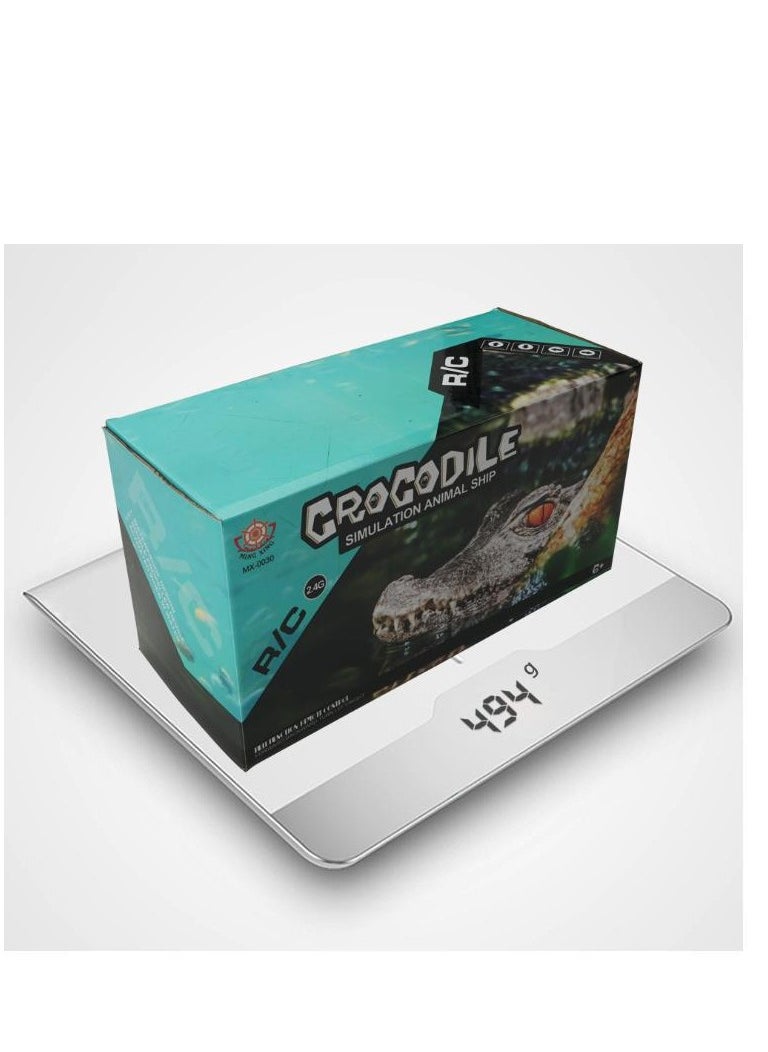 Children's Electric Remote Control Crocodile Remote Control Boat Simulation Floating On Water Parody Toy