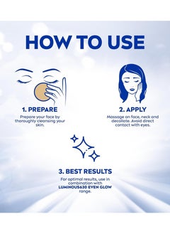 Nivea Luminous even glow Anti Dark Spot Night Face Cream Revitalizing Skin Complexion Repair 50ml  - Image 3