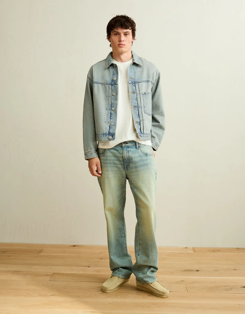 American Eagle  AE Relaxed Fit Denim Jacket  | Best Price UAE