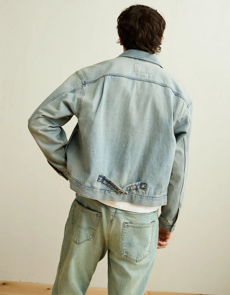 American Eagle  AE Relaxed Fit Denim Jacket  | Best Price UAE