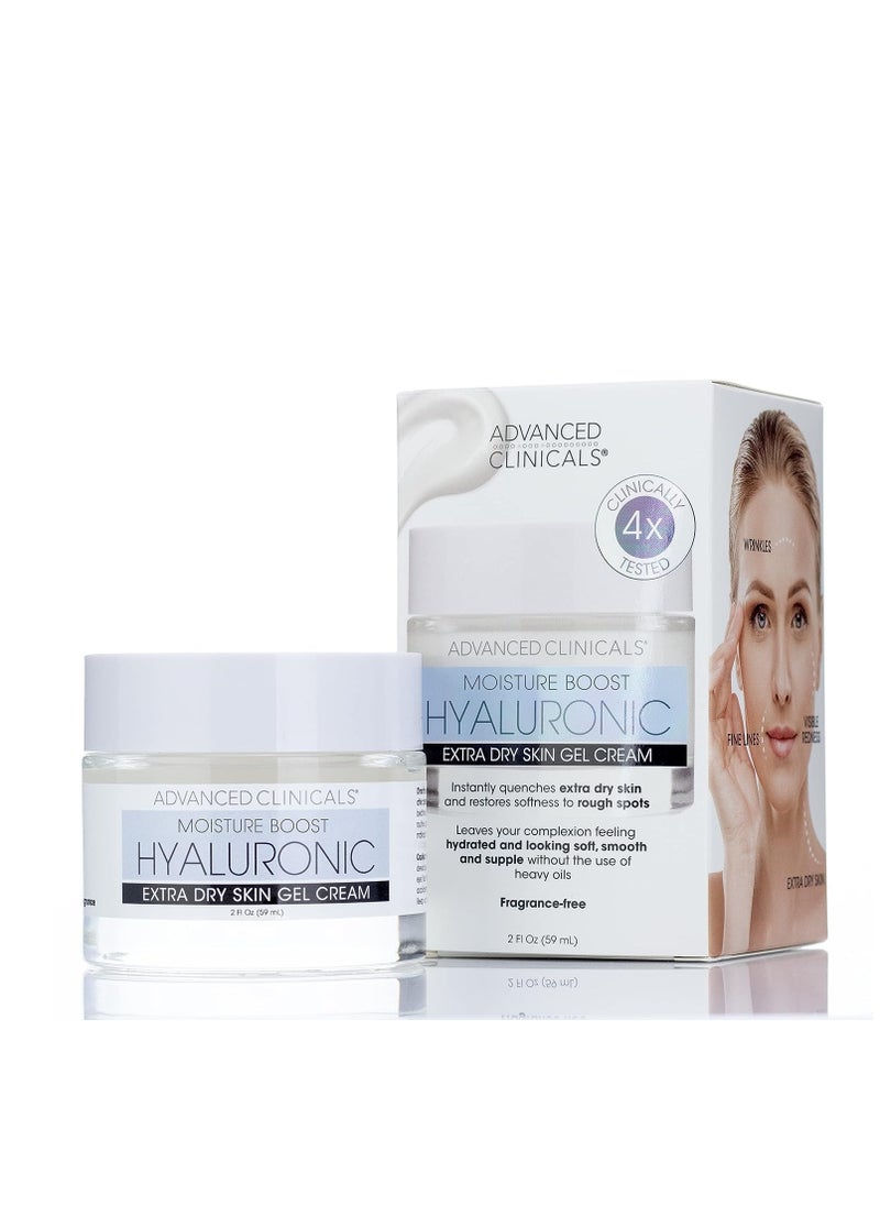 Advanced Clinicals - Moisture Boost Hyaluronic Extra Dry Skin Gel Cream 59 ml - Image 1
