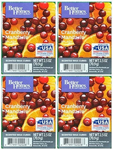 Nitro Better Homes and Gardens Cranberry Mandarin Splash Scented Wax Cubes - 4-Pack - Image 5