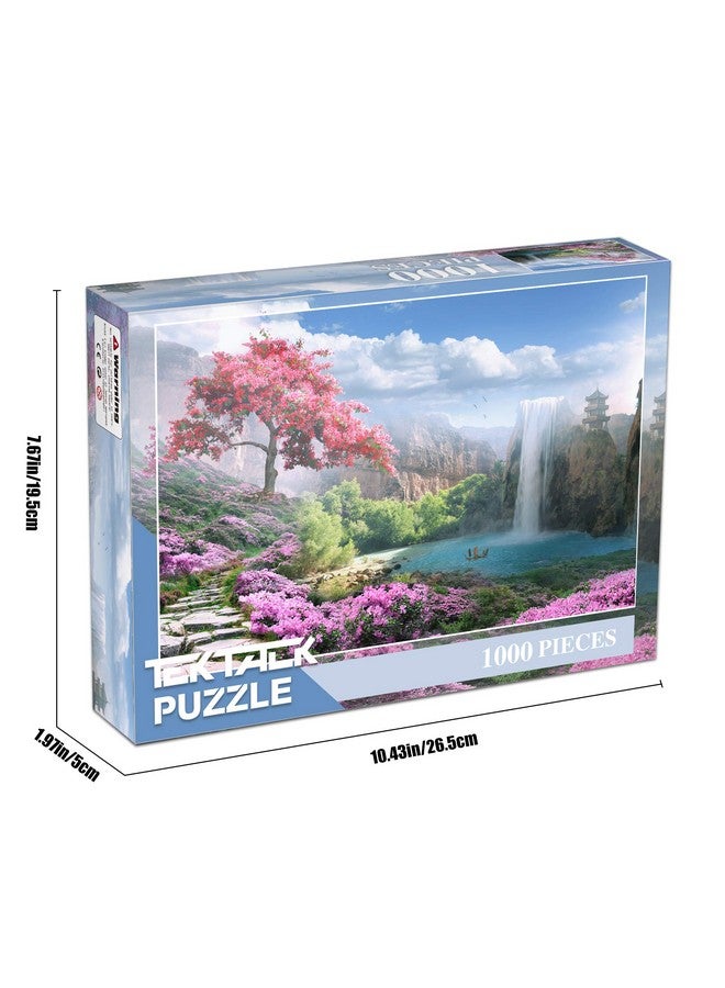 Tektalk 1000 Pieces Jigsaw Puzzles for Teens & Adults (Otherworldly Land of Peace) - Image 5