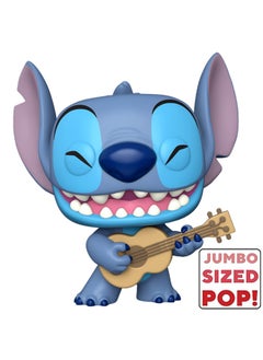 Funko Funko Pop Jumbo! Disney: Lilo and Stitch - Stitch with Uke (Exc) - Collectable Vinyl Figure - Gift Idea - Official Merchandise - Toys for Kids & Adults  - Image 1