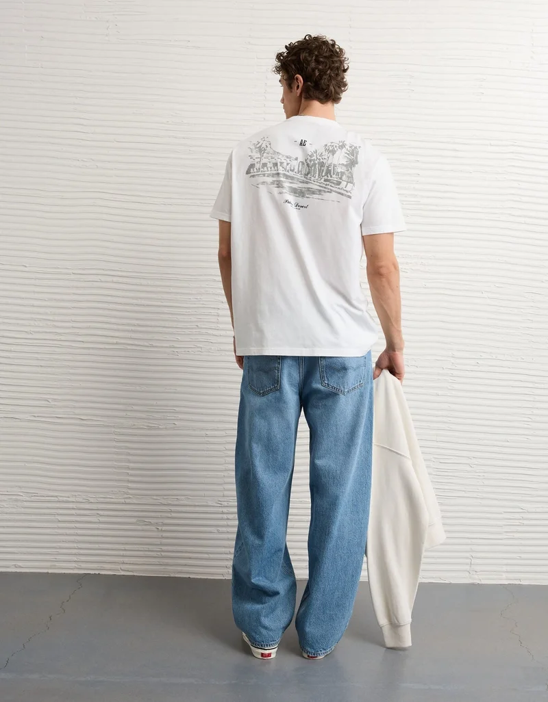 American Eagle AE Logo Graphic T-Shirt