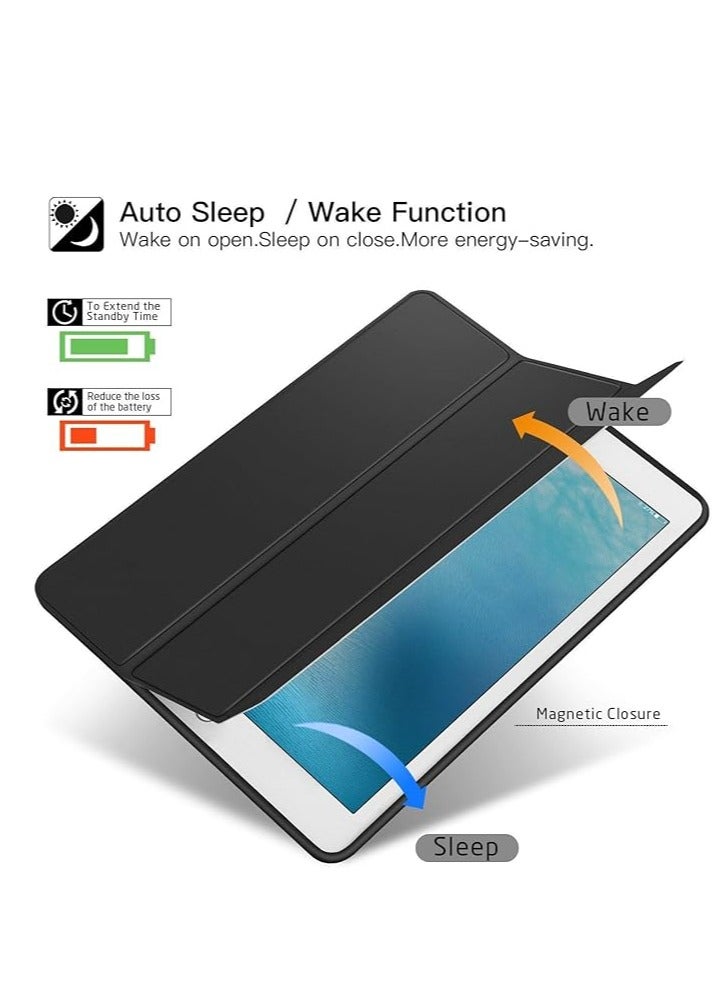 ميجوفاست iPad Pro 12.9 2017 /2015 مع حامل قلم Apple رفيع وخفيف الوزن وغطاء حامل ذكي مع خاصية التنبيه التلقائي والنوم المناسب لجهاز Apple iPad Pro 12.9 بوصة اللوحي الأول الثاني أسود - Image 3