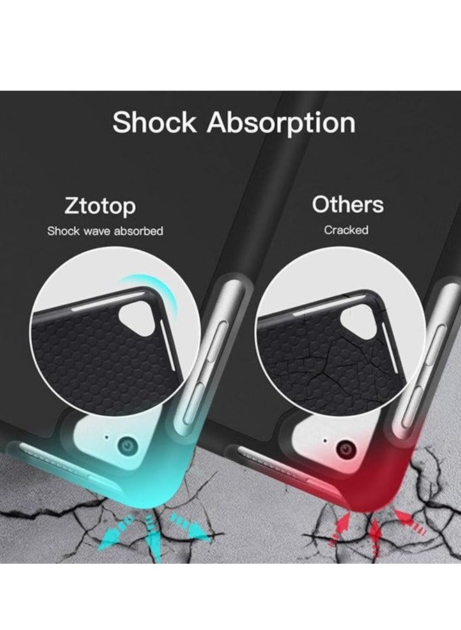 ميجوفاست iPad Pro 12.9 2017 /2015 مع حامل قلم Apple رفيع وخفيف الوزن وغطاء حامل ذكي مع خاصية التنبيه التلقائي والنوم المناسب لجهاز Apple iPad Pro 12.9 بوصة اللوحي الأول الثاني أسود - Image 5