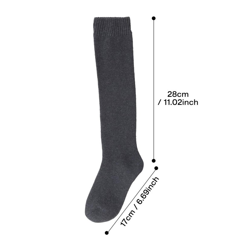 Yookat 7Pairs Warm Knee High Socks Long Winter Sock Boot MidCalf Stocking for Women - Image 4