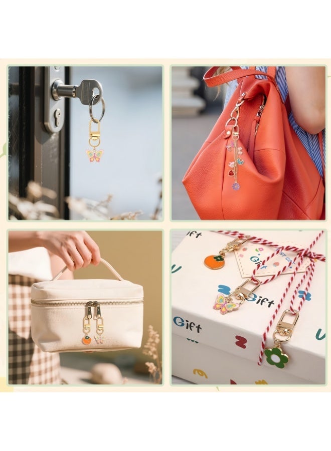 189Pcs Keychain Making Kit, Charm Jewelry Chain Making Crafts Including 60 Charms 12 Keychain Clips Hooks 15 Extender Chains 100 Jump Ring and Jewelry Plier for Crafts Accessories - Image 5