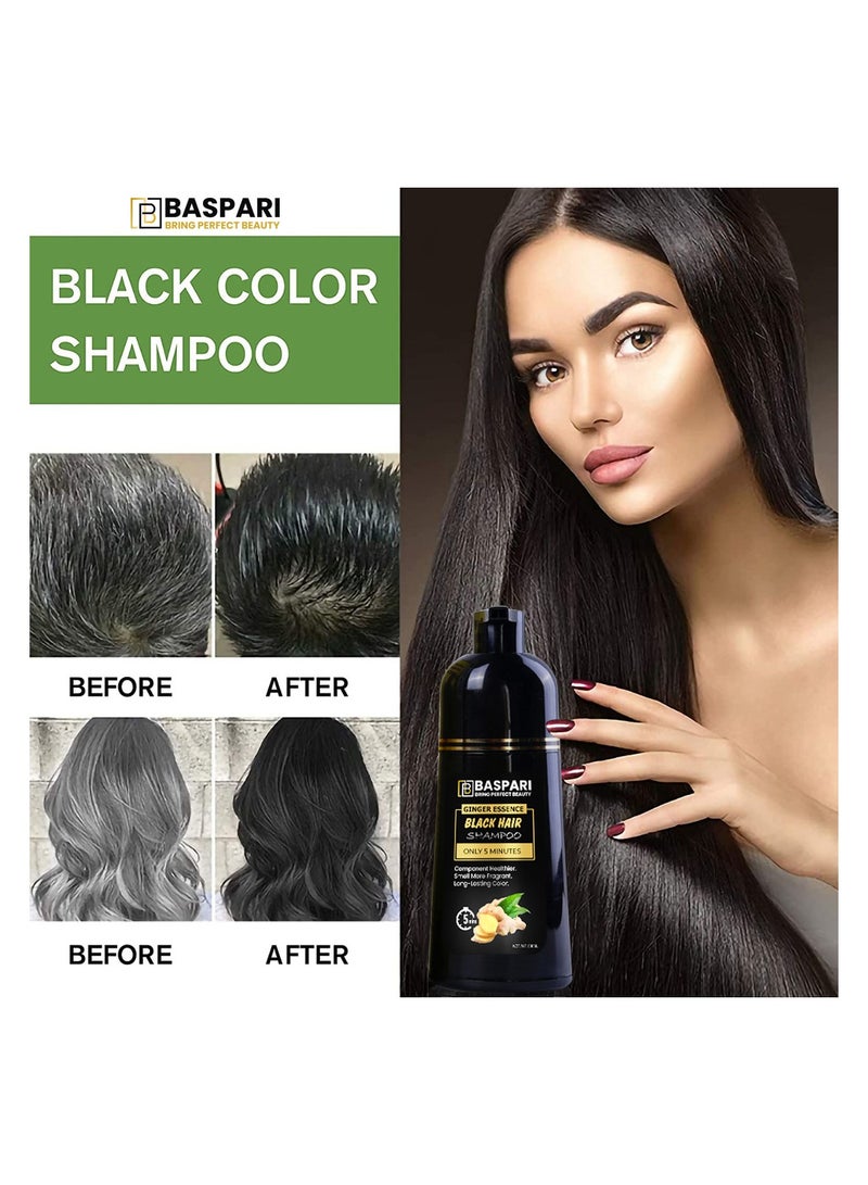 BASPARI Baspari vip Ginger hair color shampoo 500ml  - Image 2